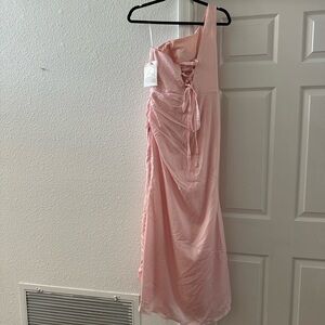 Zhangyo One Shoulder Bridesmaid Dresses for Wedding size 6